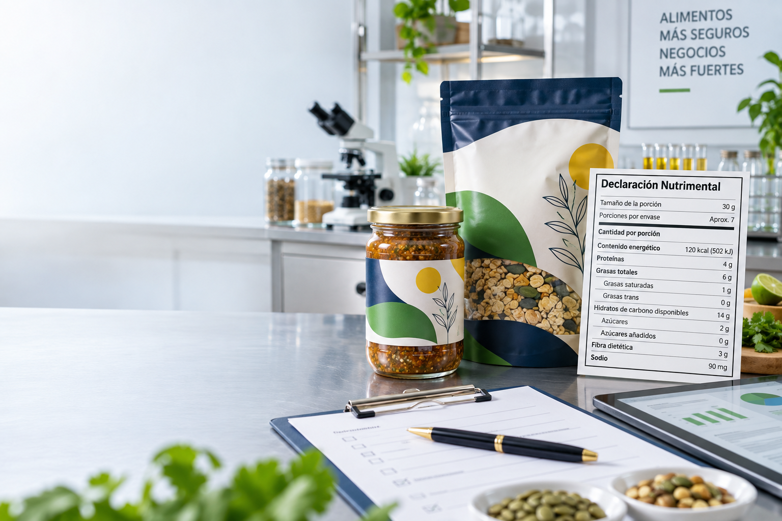 Revisión de producto y declaración nutrimental